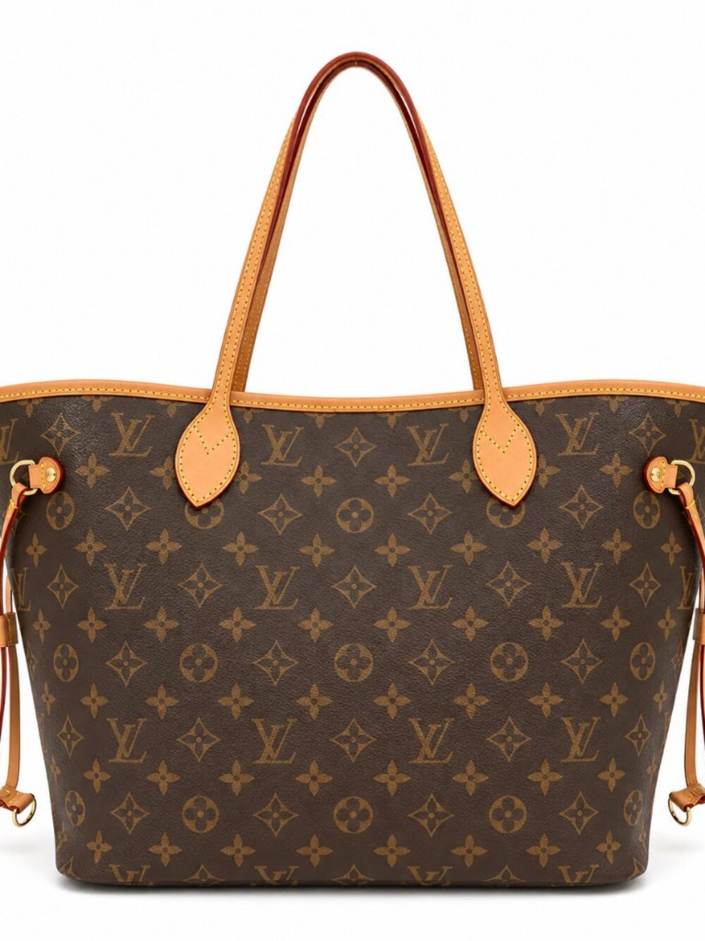 Louis Vuitton Monogram Tote – Brown Canvas, Leather Trim (Pre-Owned)